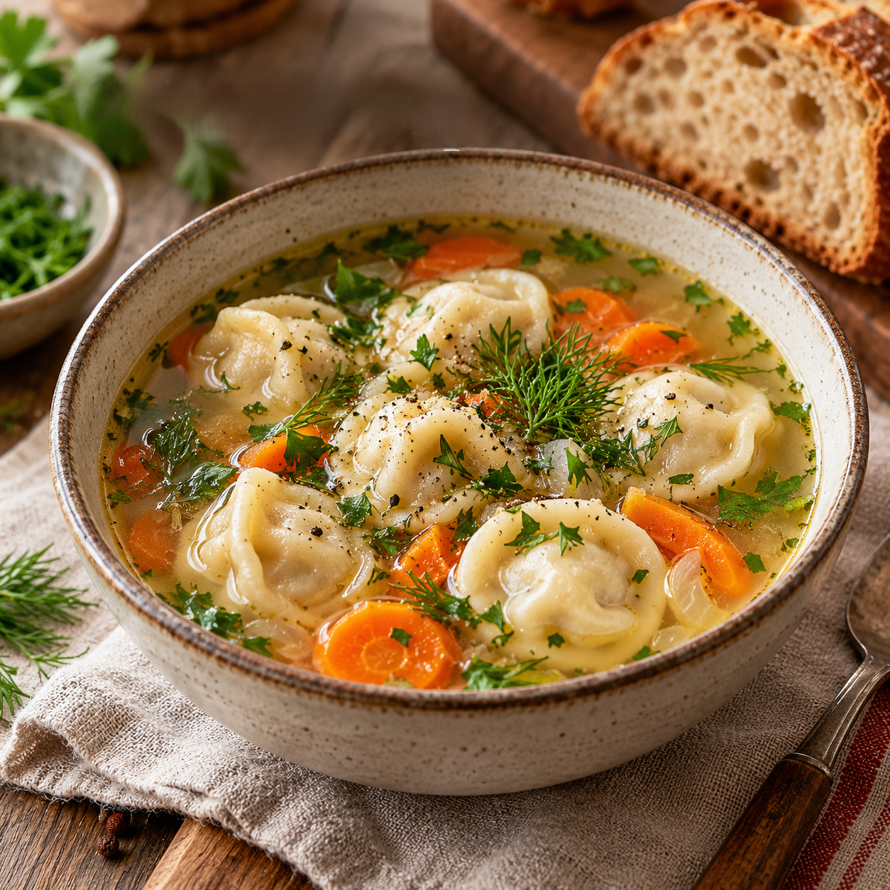 Pelmeni Soup